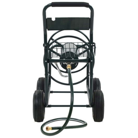 Gartenschlauchwagen mit 1/2 Schlauchanschluss 75 m Stahl