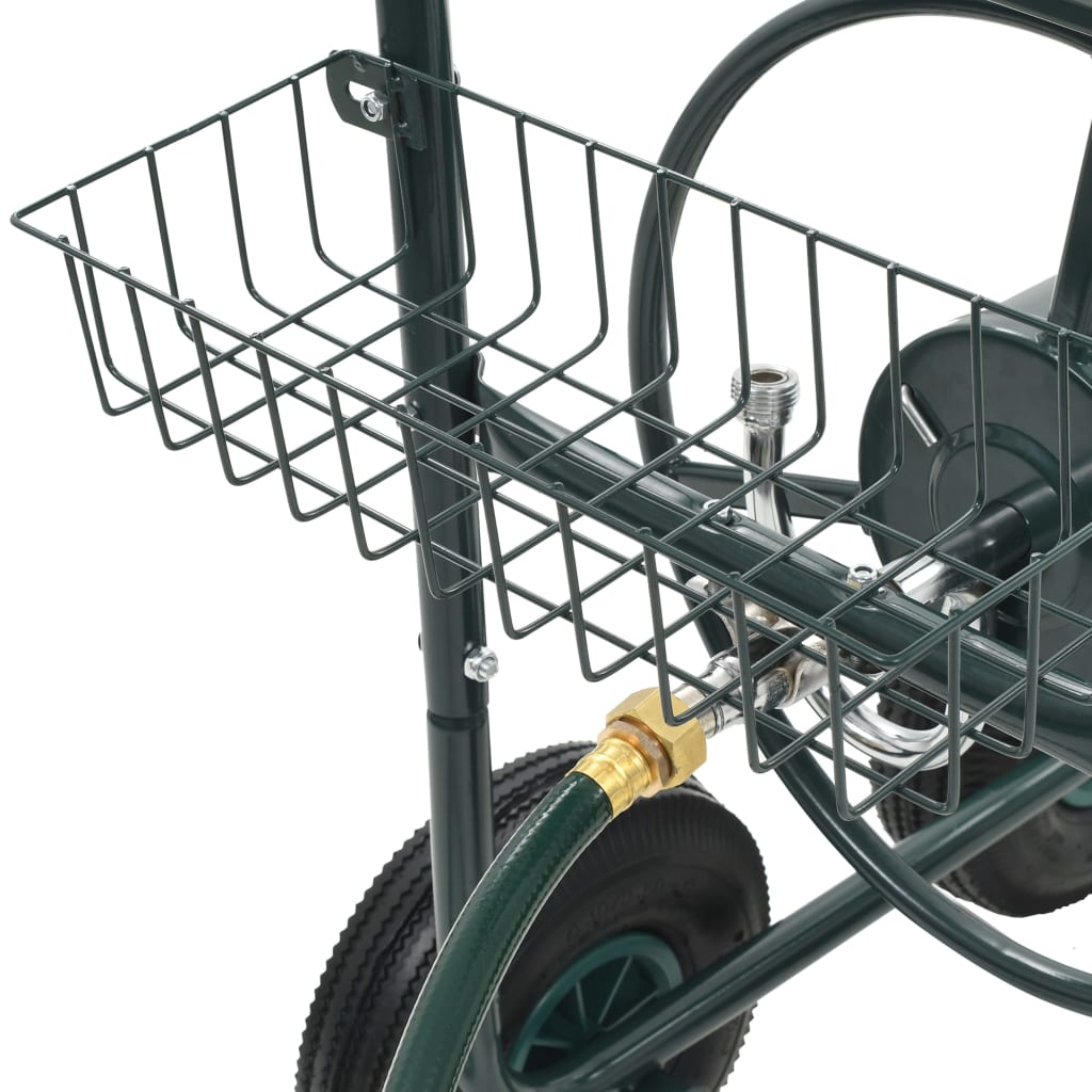 Gartenschlauchwagen mit 1/2 Schlauchanschluss 75 m Stahl