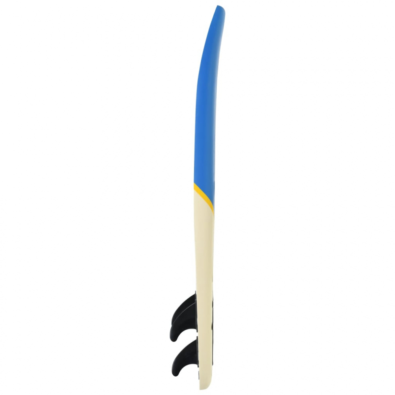 Surfbrett 170 cm Blau und Creme