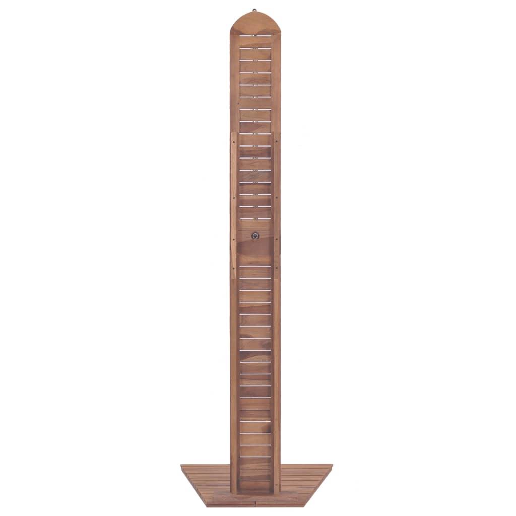 Gartendusche Massivholz Teak 70x75x204 cm