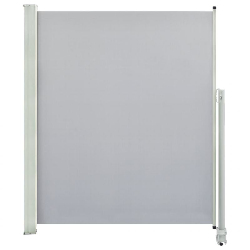 Einziehbare Seitenmarkise 160x300 cm Grau