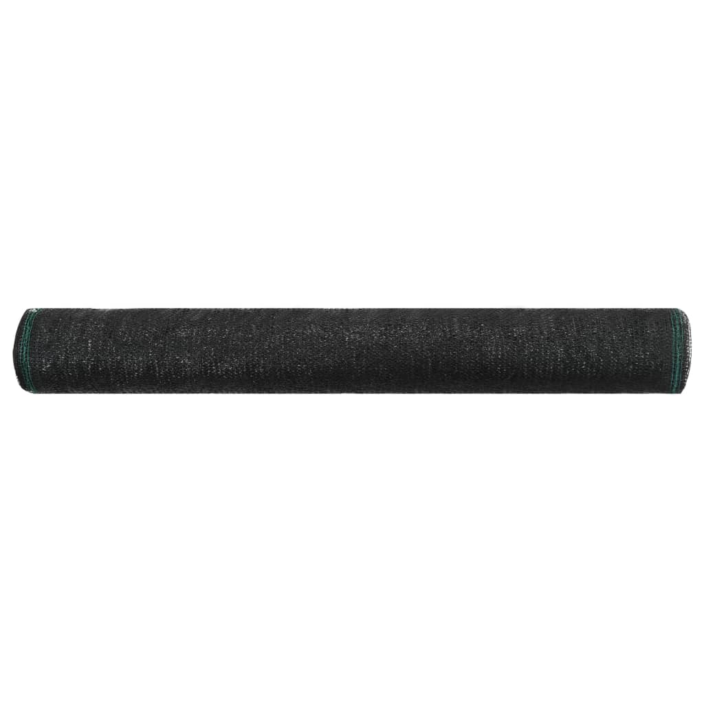 Tennisblende HDPE 1,6x50 m Schwarz