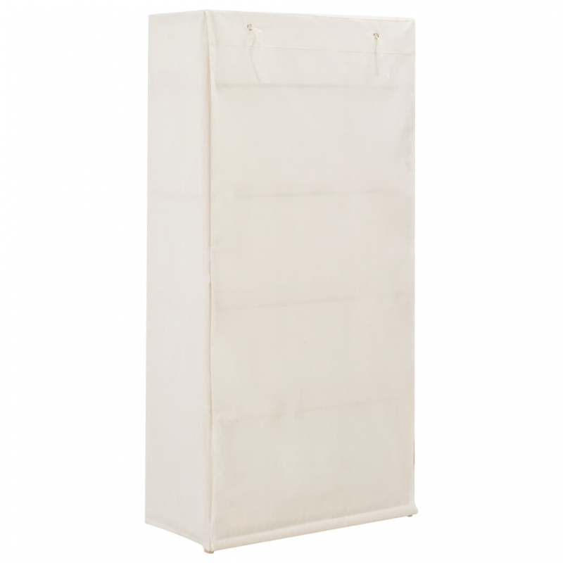 Kleiderschrank Weiß 79 x 40 x 170 cm Stoff