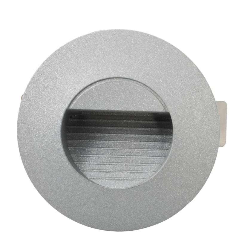 Außenwandleuchten 6 Stk. LED 5 W Silbern Rund