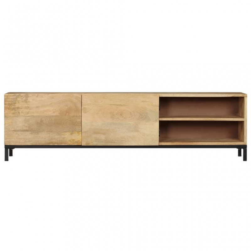 TV-Schrank 145x30x41 cm Massivholz Mango