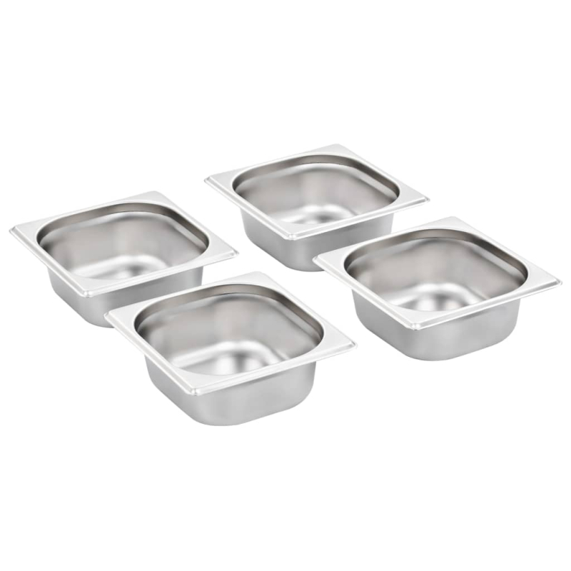 Gastronormbehälter 12 Stk. GN 1/6 65 mm Edelstahl