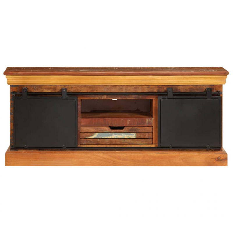 TV-Schrank 110x30x45 cm Altholz Massiv