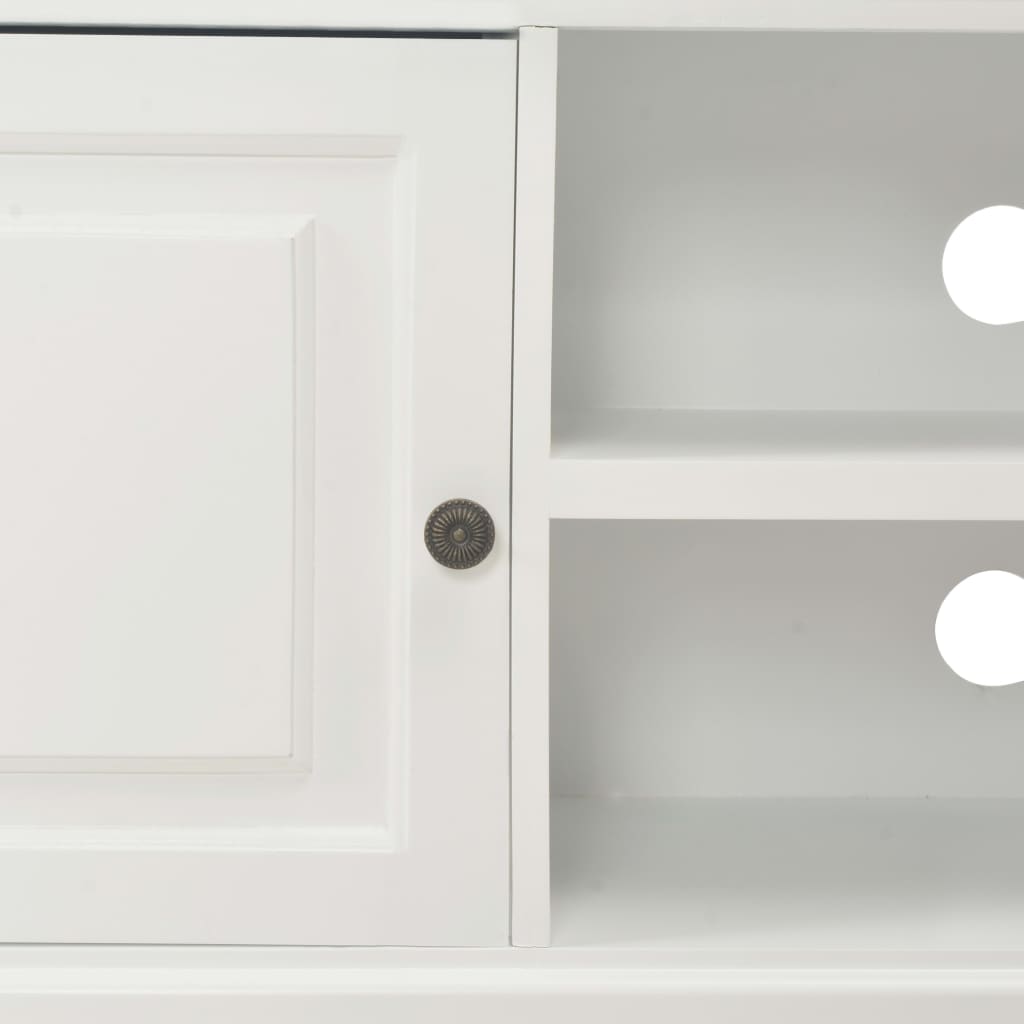 TV-Schrank Weiß 90x30x40 cm Holz