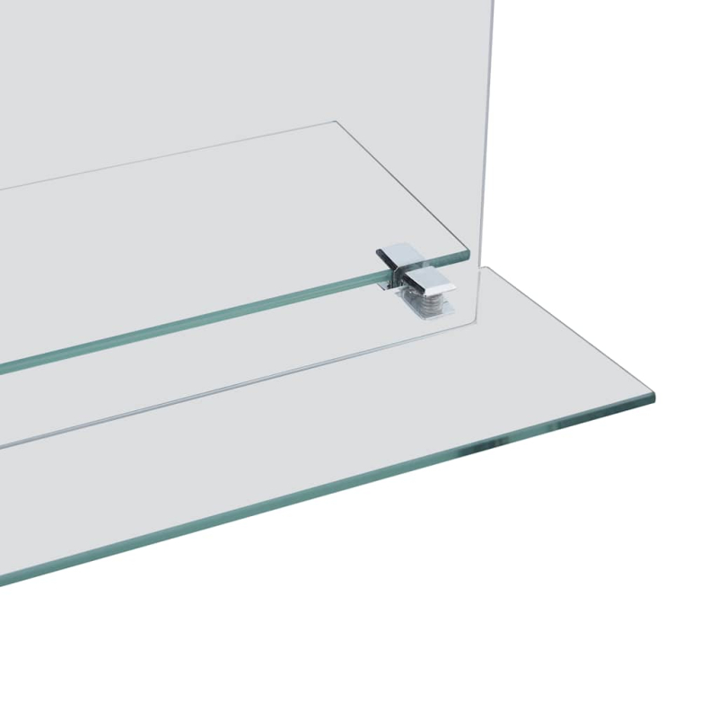 Wandspiegel mit Regal 20×40 cm Hartglas