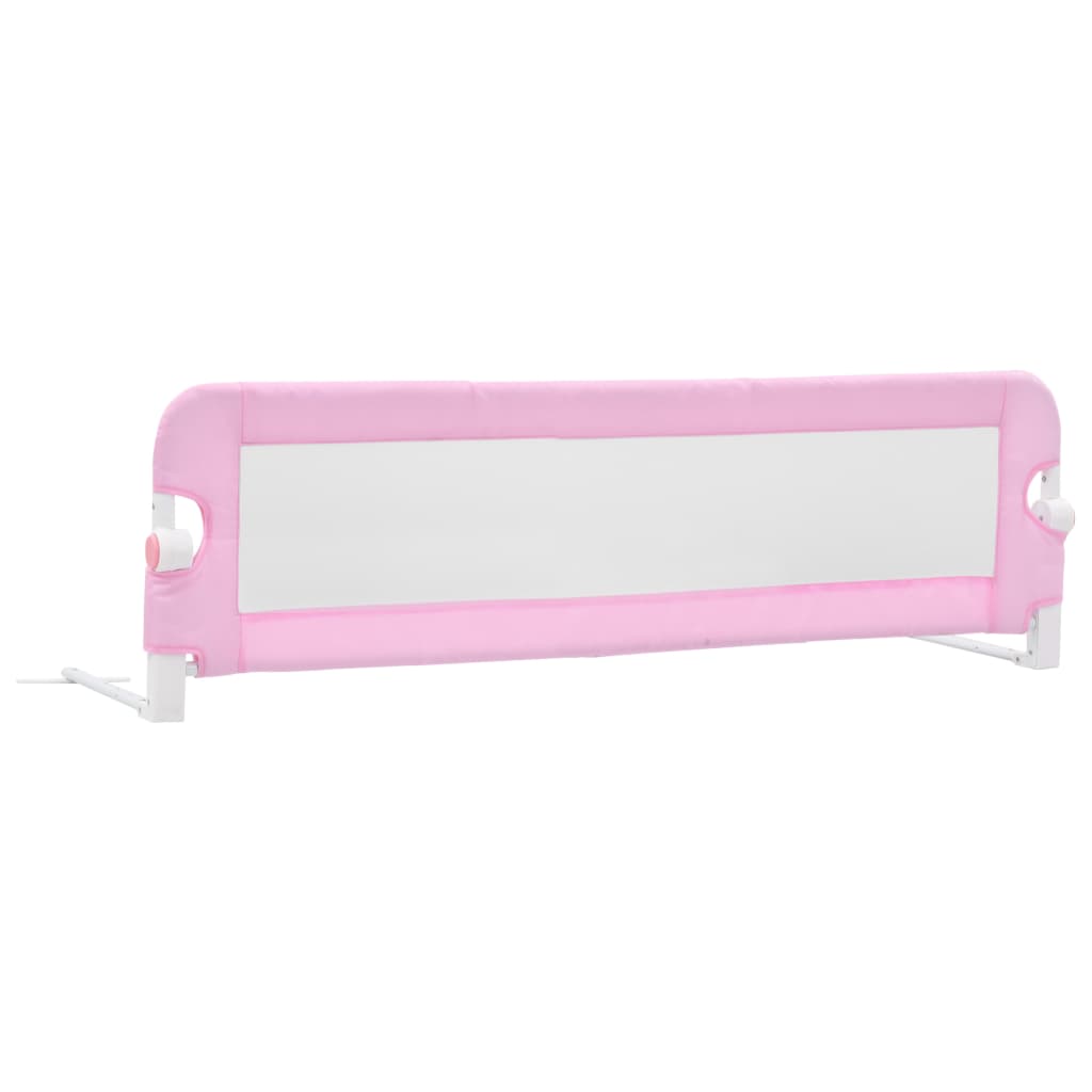 Kleinkind-Bettschutzgitter Rosa 120x42 cm Polyester