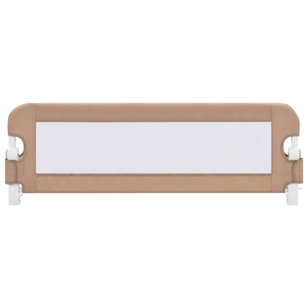 Kleinkind-Bettschutzgitter Taupe 120x42 cm Polyester