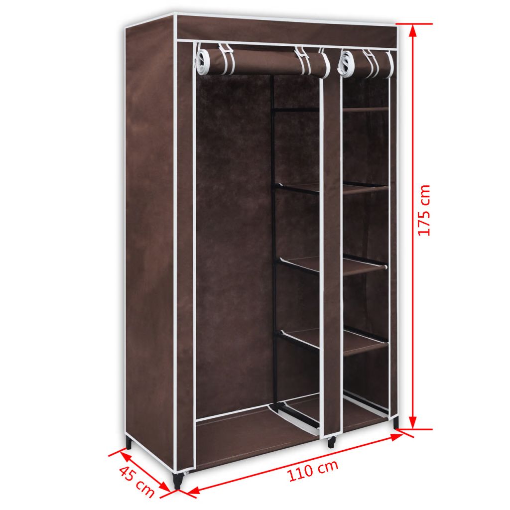Stoffschrank Braun