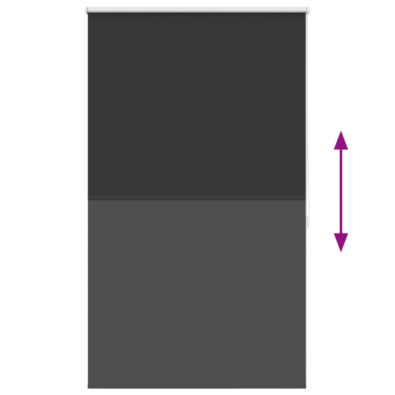 Verdunkelungsrollo Verdunklungsrollo 100 x 175 cm schwarz