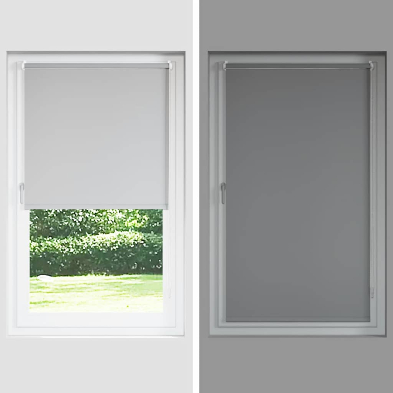 Verdunkelungsrollo 160 x 175 cm rot