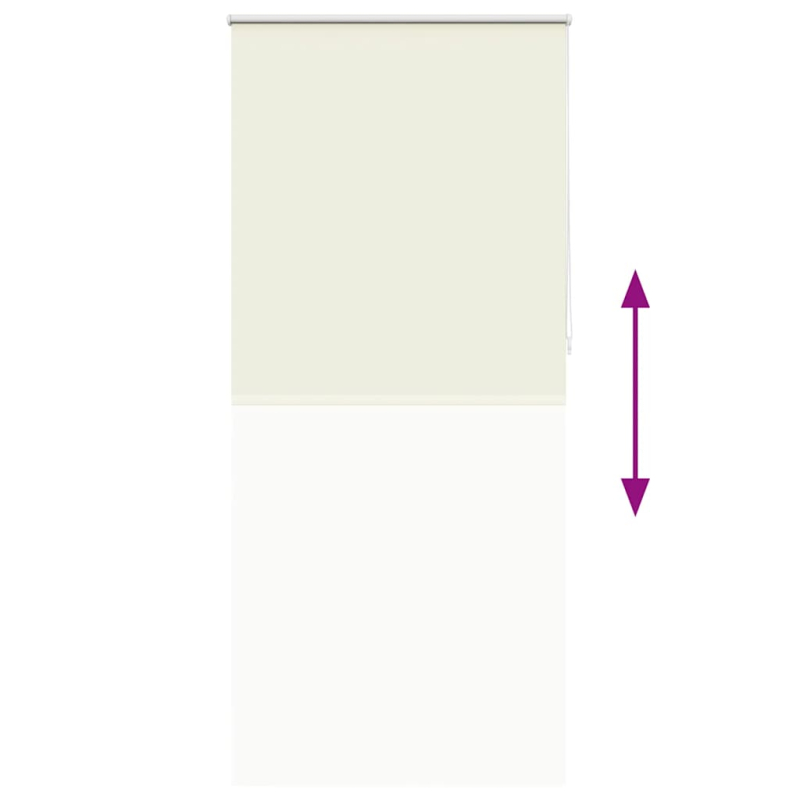 Verdunkelungsrollo 80 x 230 cm creme