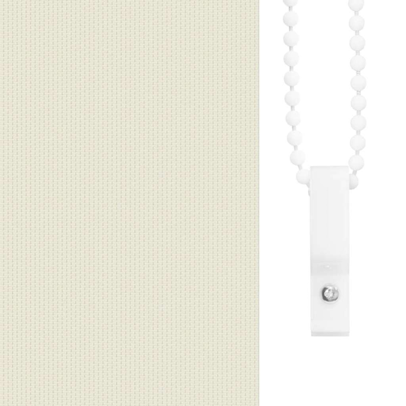 Verdunkelungsrollo 80 x 230 cm creme