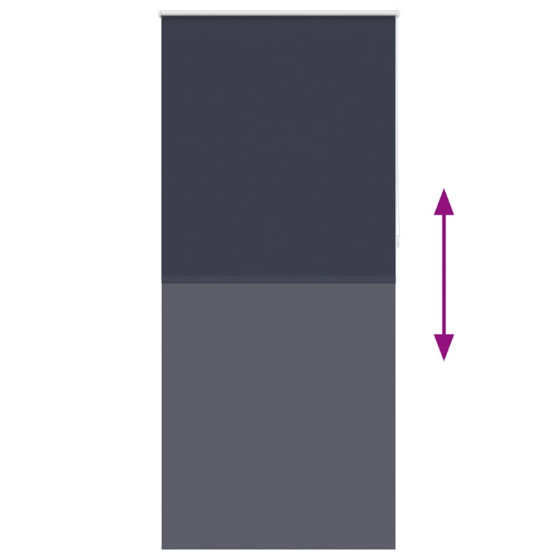 Verdunkelungsrollo Verdunklungsrollo 100 x 230 cm blau