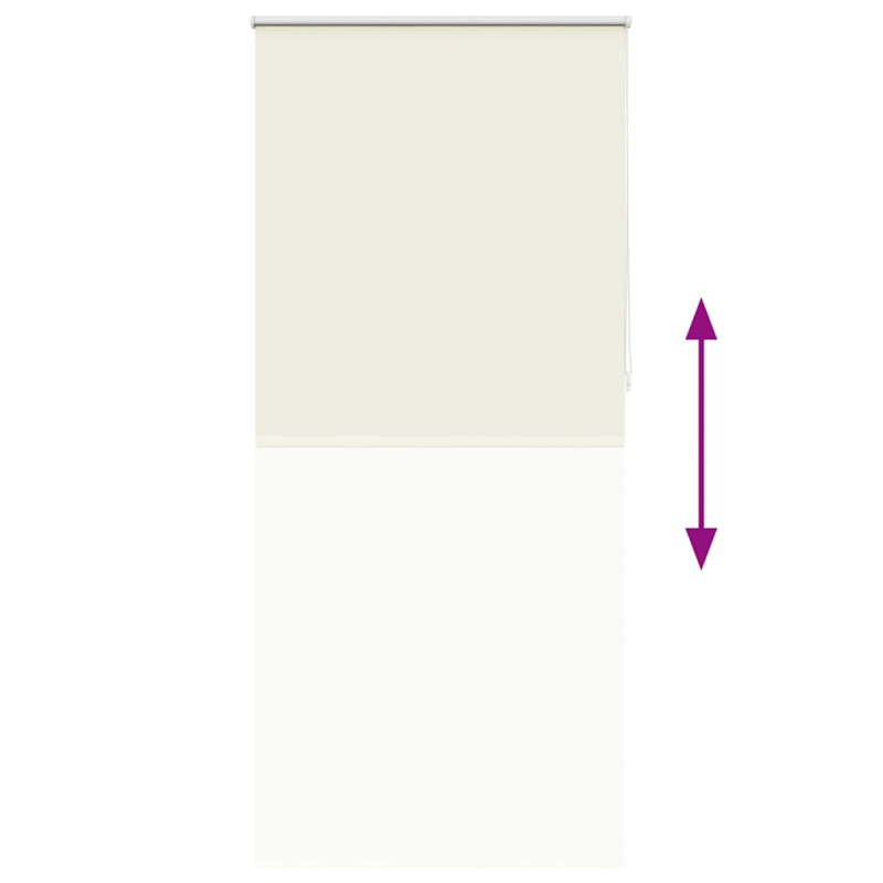 Verdunkelungsrollo Rollo 120 x 230 cm creme