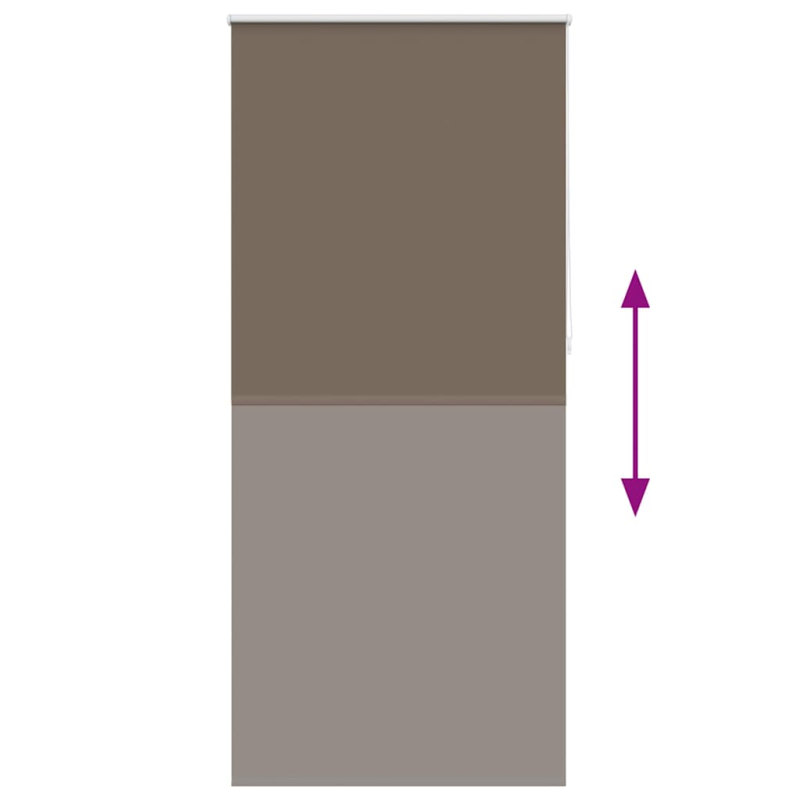 Verdunkelungsrollo Verdunklungsrollo  120 x 230 cm coffee