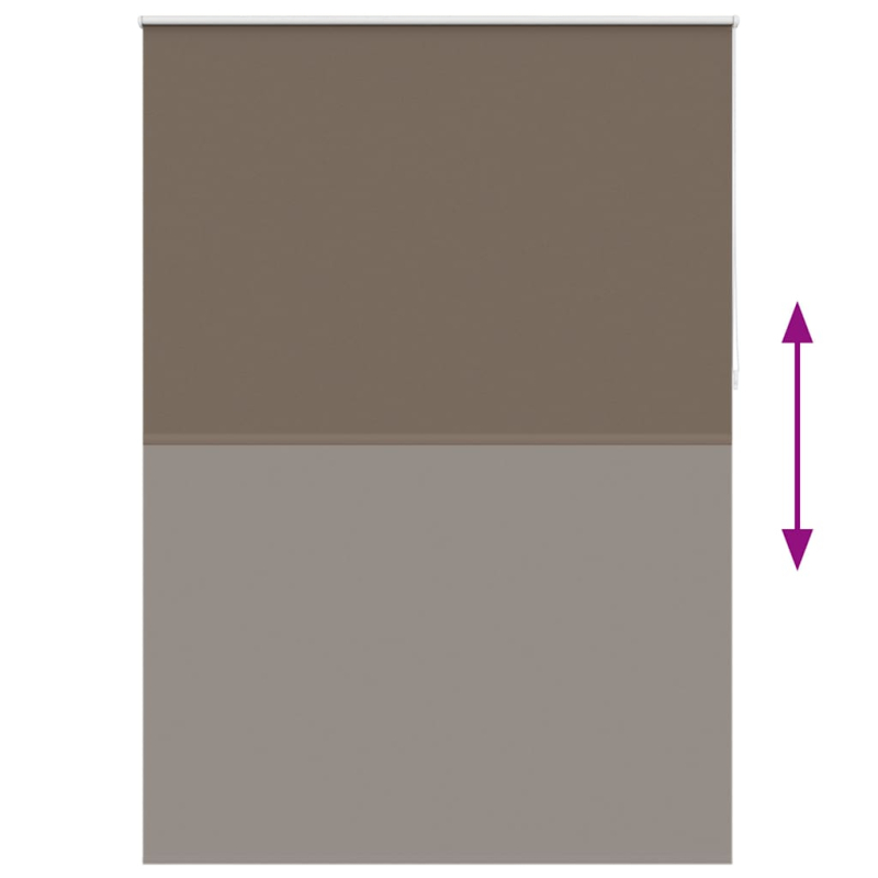 Verdunkelungsrollo140 x 230 cm coffee