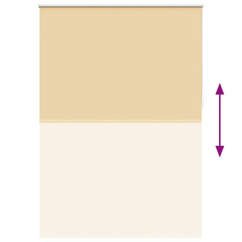 Verdunkelungsrollo 160 x 230 cm beige