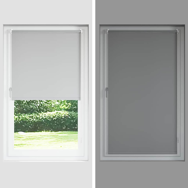 Verdunkelungsrollo 160 x 230 cm braun
