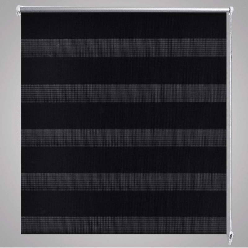 Doppelrollo 60 x 120 cm schwarz