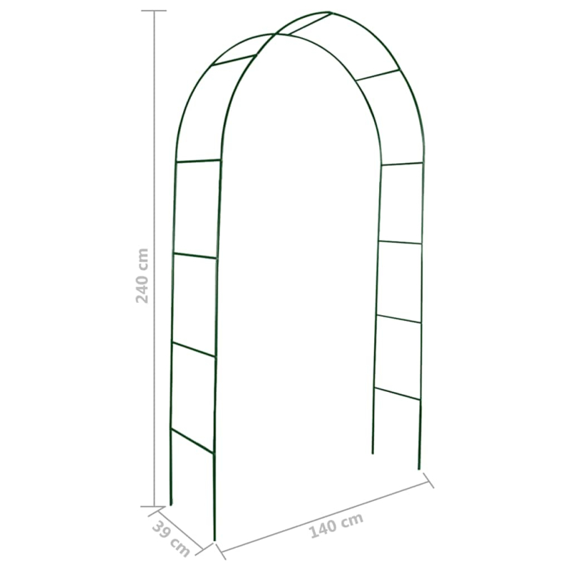 2x Garten Rosenbogen Torbogen Rankgitter Rosensäule