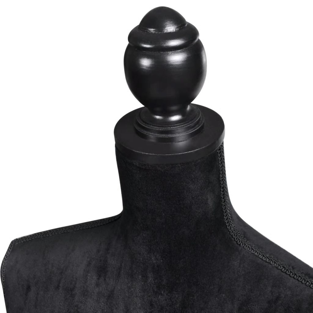 Damenbüste Schneiderpuppe Büste Torso Angezogen Mannequin Schwarz