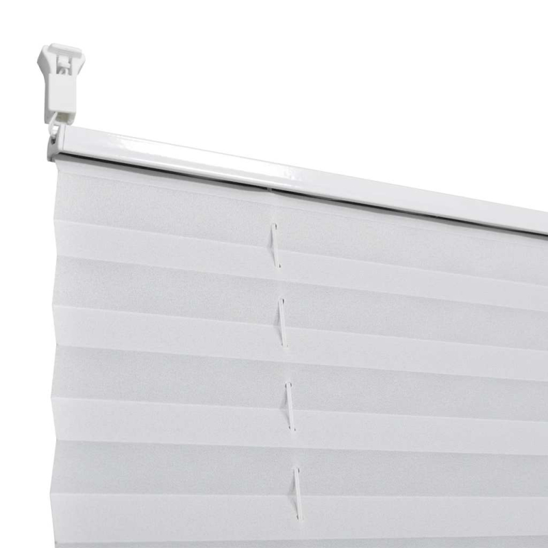 Plissee Faltrollo Rollo Plisseerollo 50x125cm Weiß