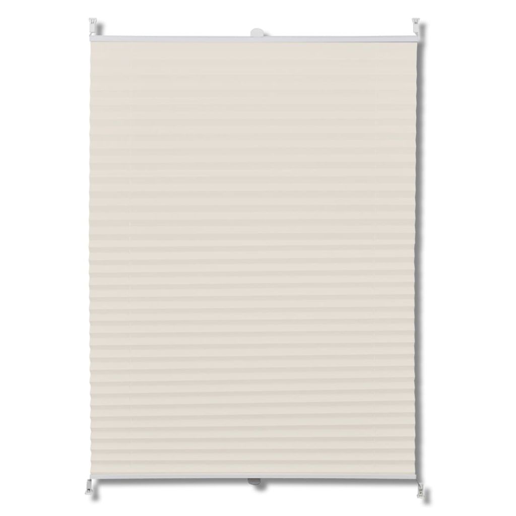 Plissee Faltrollo Rollo Plisseerollo 70x125cm Creme