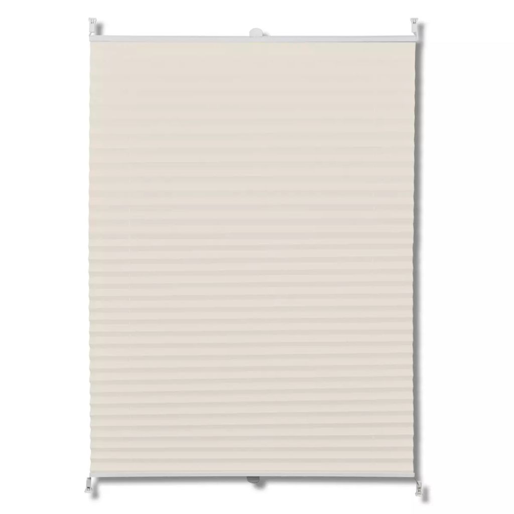 Plissee Faltrollo Rollo Plisseerollo 110x150cm Creme