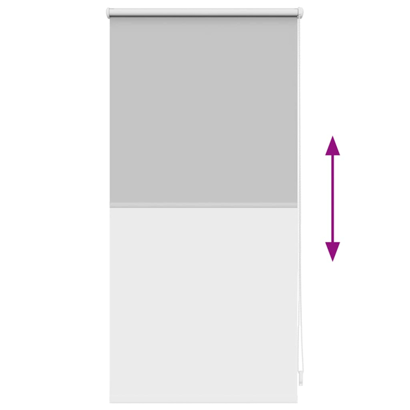 Verdunklungsrollo Verdunkelungsrollo 40x100 Schwarz