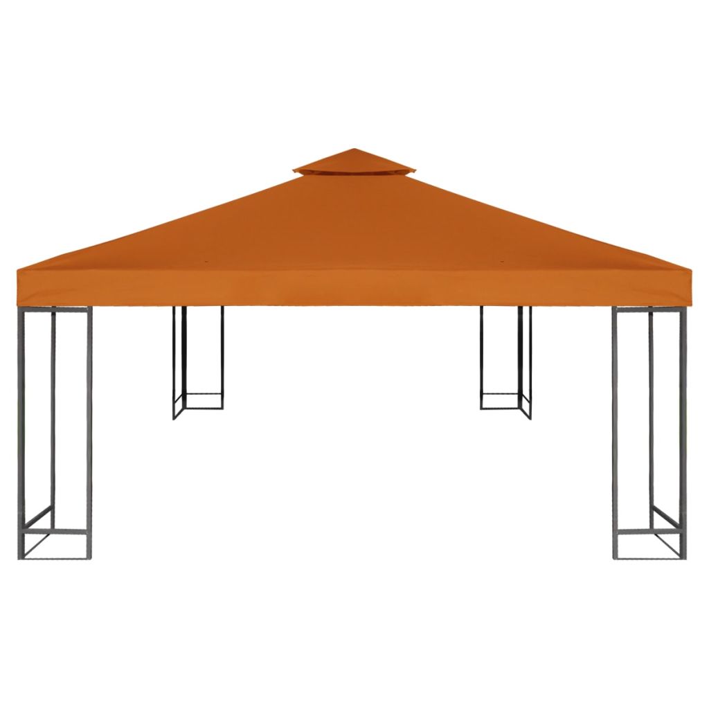 Pavillon-Ersatzdach 310 g/m² Orange 3x3 m