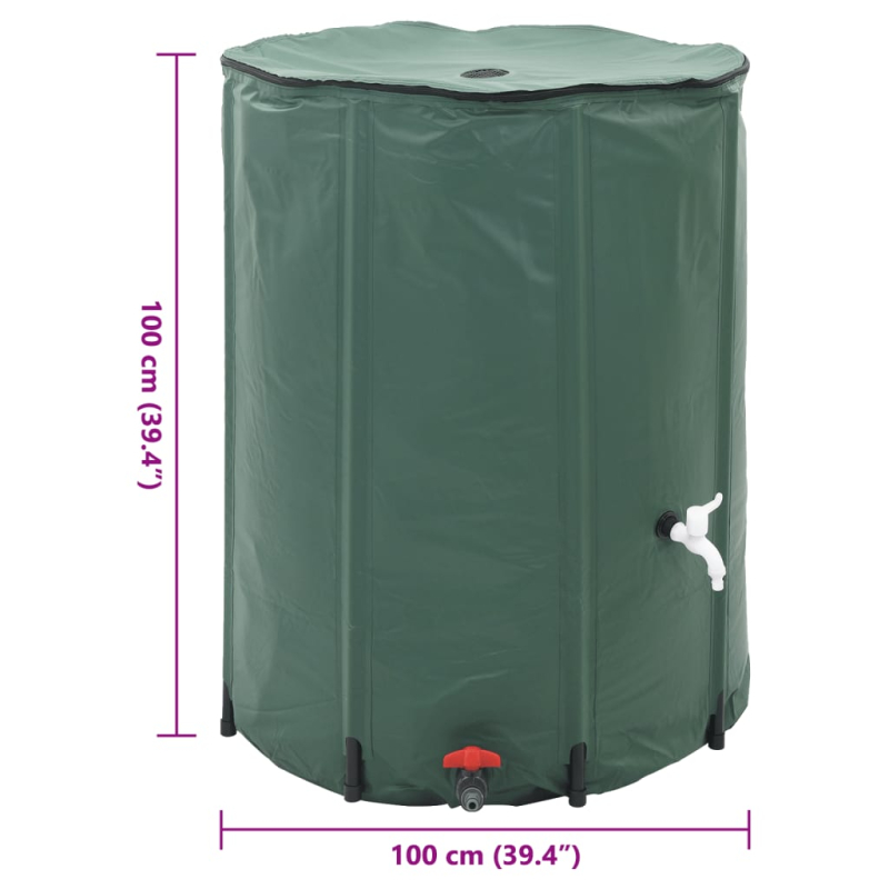Wasserspeicher Regentonne Wassertank Wassertank 750L