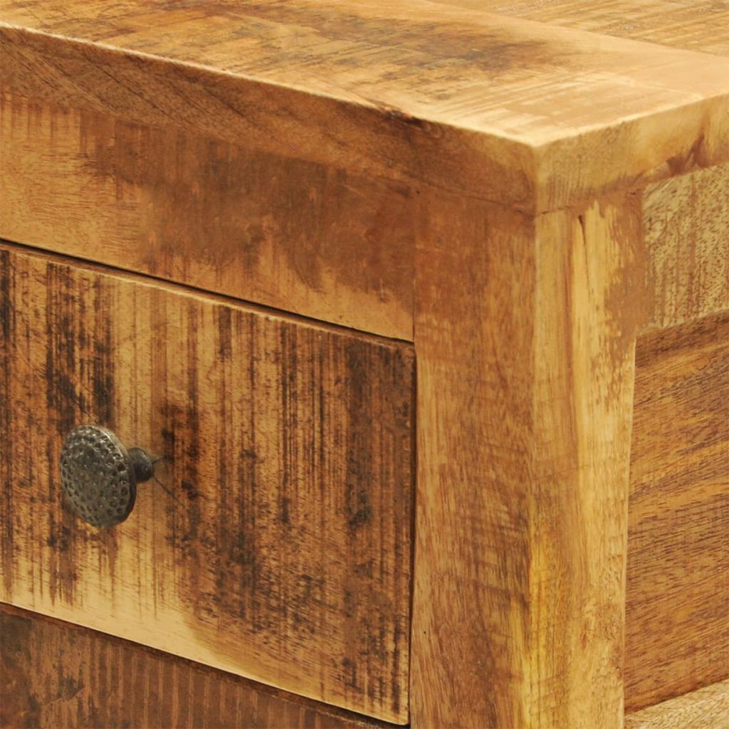 Nachttisch mit 1 Schublade Massivholz Mango