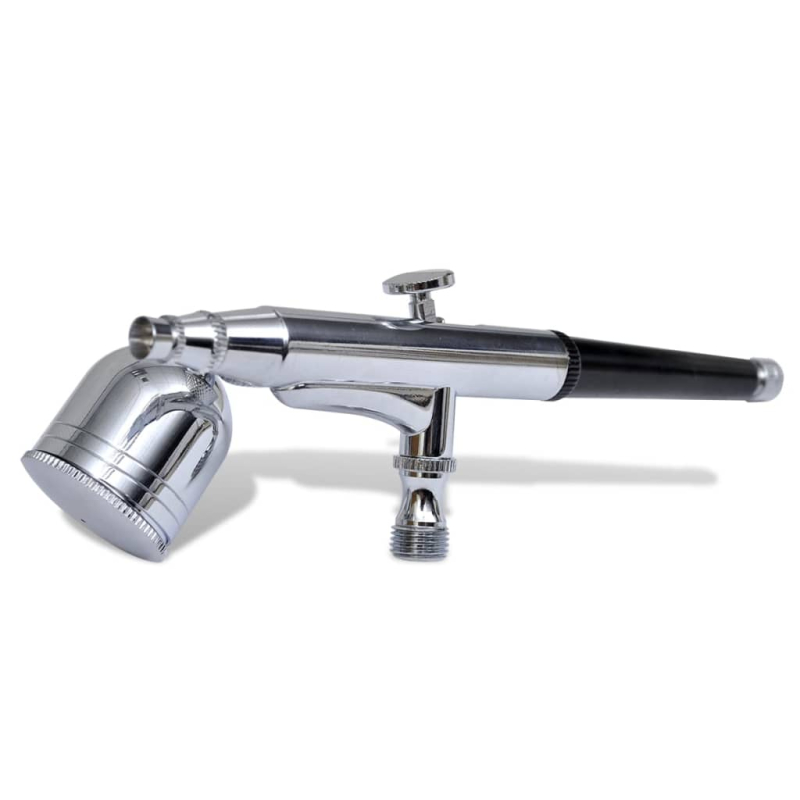 Airbrush-Set mit Glasbehälter 0,2 / 0,3 / 0,5 mm Düsen