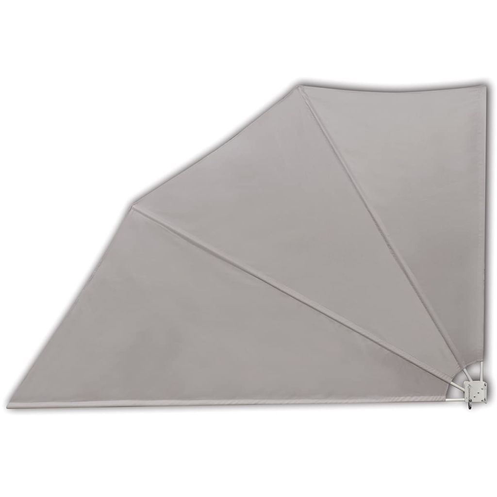 Faltbarer Balkonfächer Creme 160×240 cm