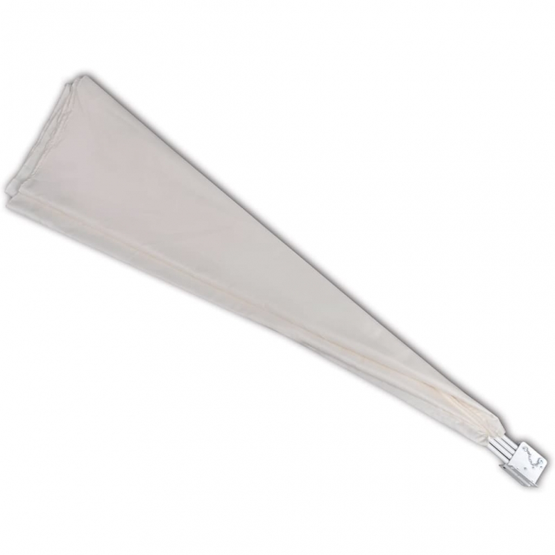 Faltbarer Balkonfächer Creme 140×140 cm