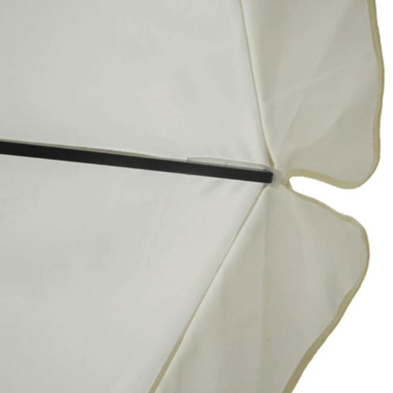 Sonnenschirm Aluminium Tragbarer Sonnenschirmständer Weiß