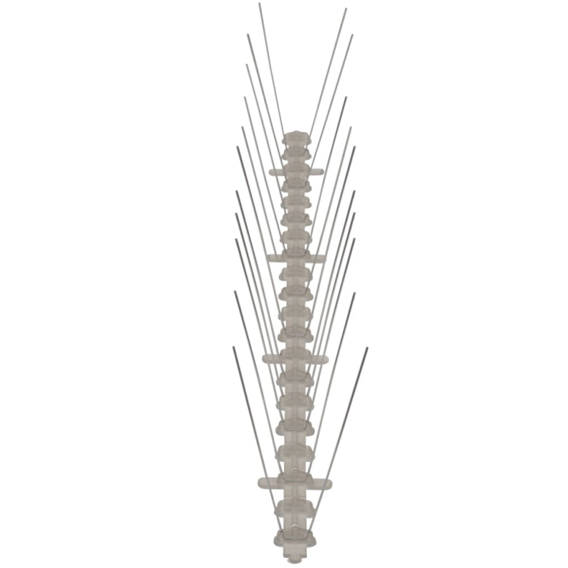 6-tlg. Vogelabwehr-Spikes-Set 3 m Kunststoff 2-reihig