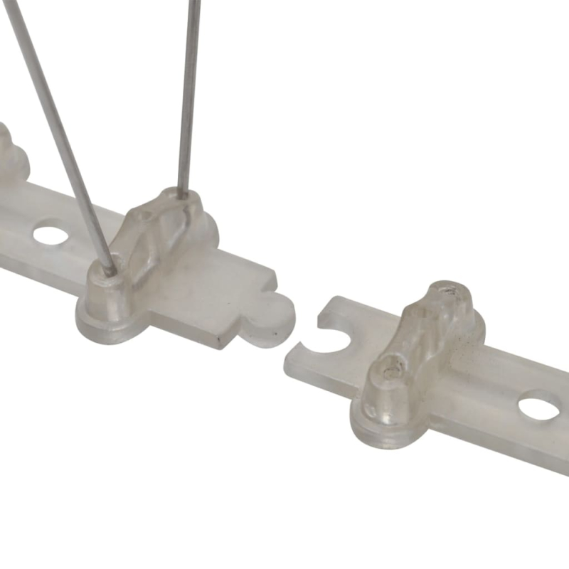 6-tlg. Vogelabwehr-Spikes-Set 3 m Kunststoff 2-reihig
