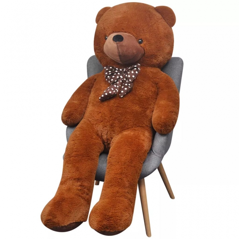 Weicher XXL-Plüsch-Teddybär Braun 135 cm