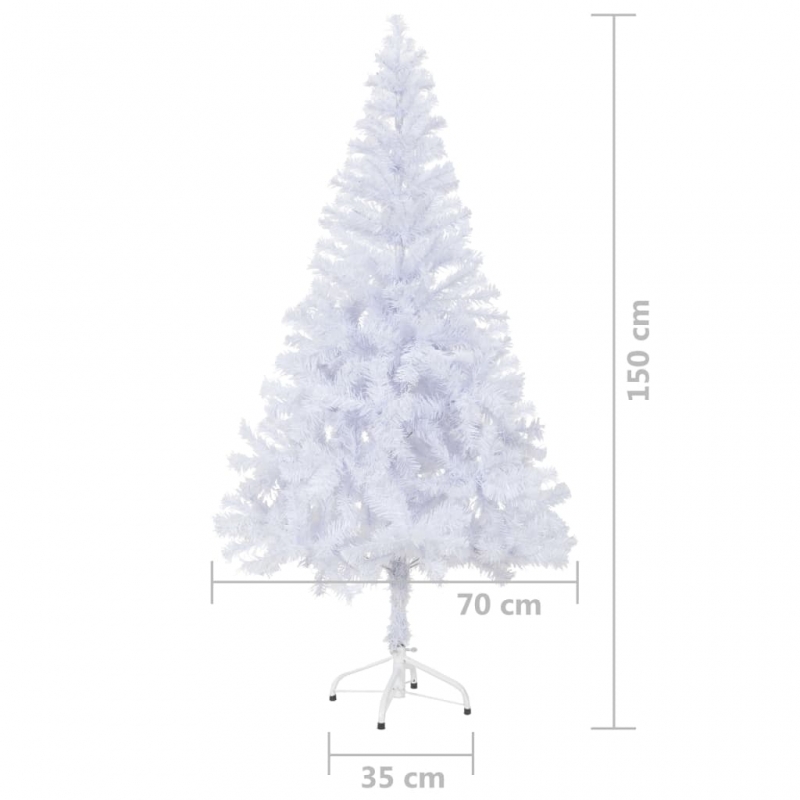 Künstlicher Weihnachtsbaum mit Ständer 150 cm 380 Zweige