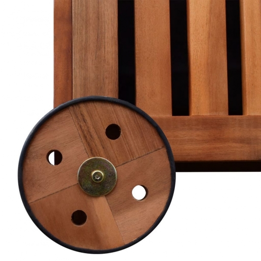 Garten-Aufbewahrungsbox 118x52x58 cm Holz