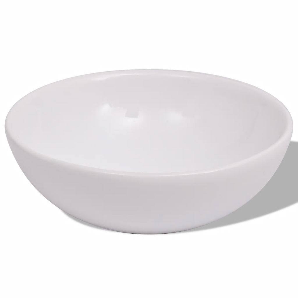 3-tlg. Badmöbel und Waschbecken Set Beige