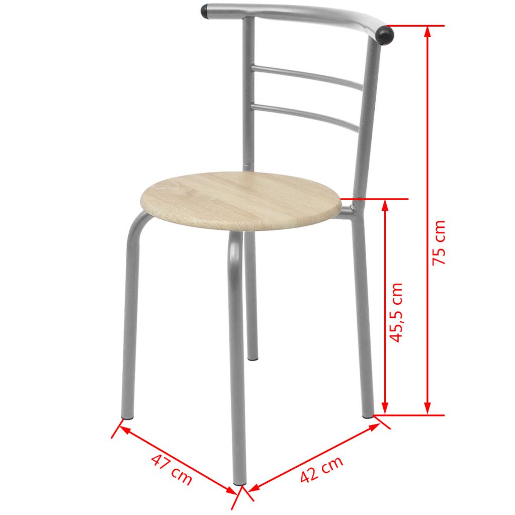 Frühstückstisch Bar-Set MDF