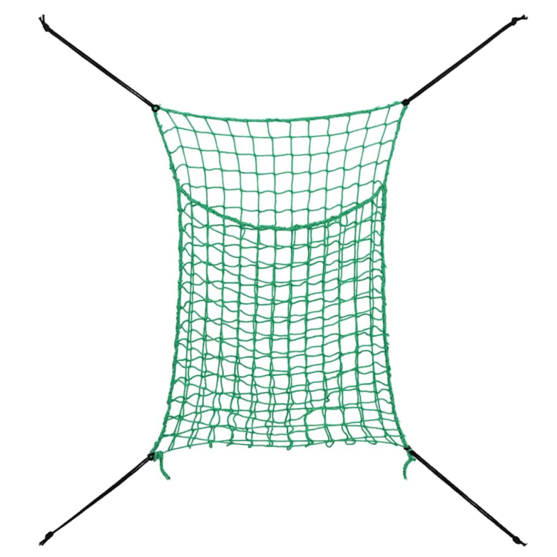 Heunetze 2 Stk Quadratisch 0,9x1 m PP
