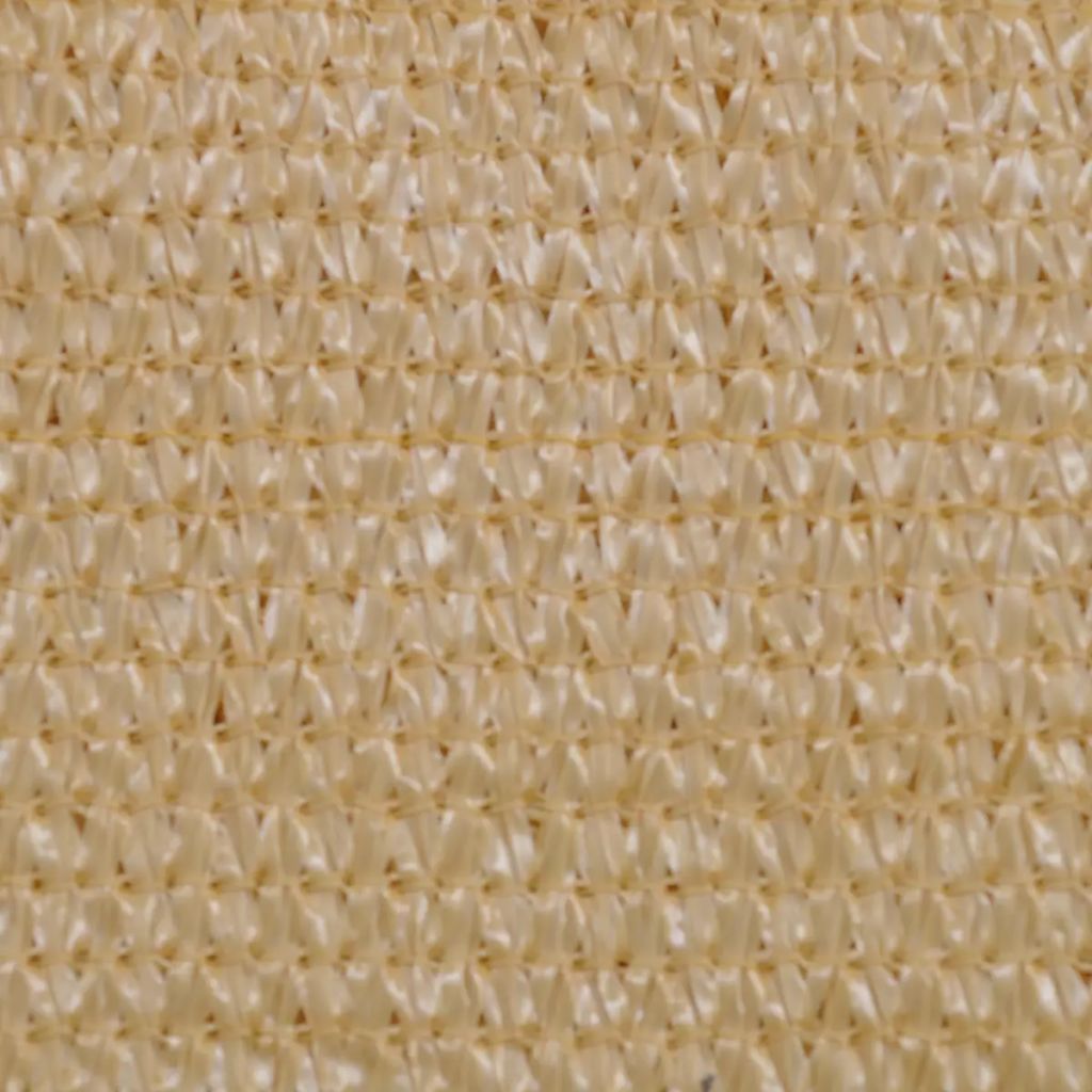 Sonnensegel HDPE Quadratisch 3,6x3,6 m Beige