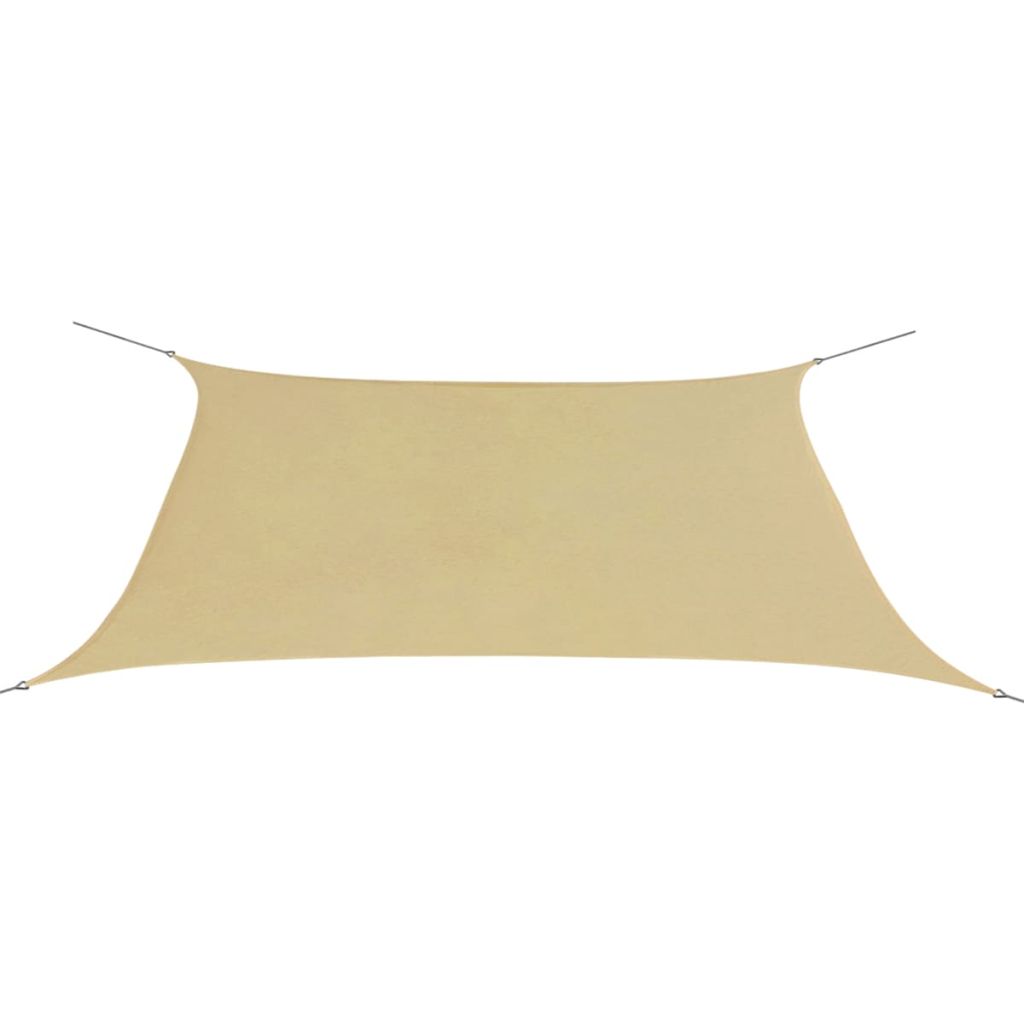 Sonnensegel Oxford-Gewebe Rechteckig 2x4 m Beige